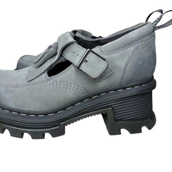 Dr. Martens Corran Waxy Suede Mary Jane Shoes Size 9 - Picture 8 of 12